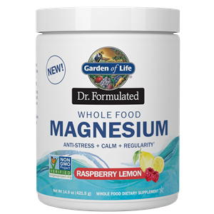 Garden of Life Whole Food Magnesiumpoeder - Framboos & Citroen - 421,5 g