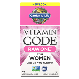Garden of Life Vitamine Code Raw Eén voor Vrouwen - 75 capsules