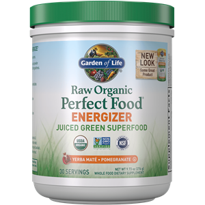 Garden of Life Raw Biologische Perfecte Voeding Energizer - yerba mate granaatappel - 276 g