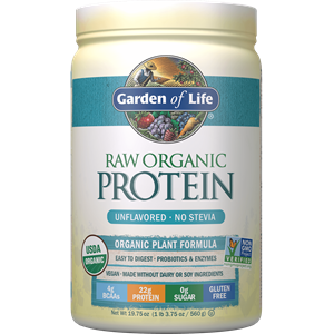 Garden of Life Raw Organic Eiwit - niet-gearomatiseerd - 560 g