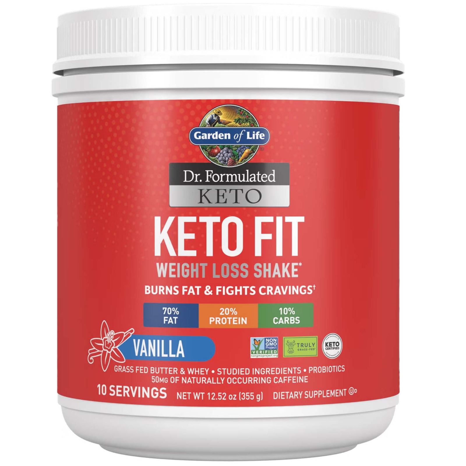 Garden of Life Dr Formulated Keto Fit - Vanille - 355 g