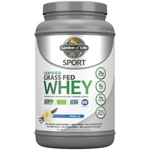 Garden of Life Sport Whey uit Gras - Vanille - 640 g