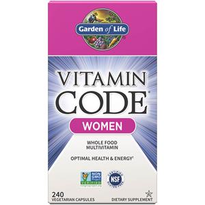 Garden of Life Vitamin Code Vrouwen - 240 capsules