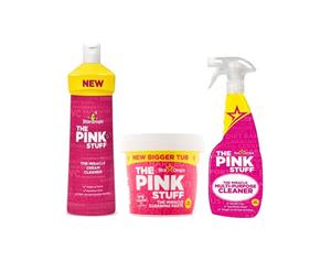 Stardrops The Pink Stuff Bundel - Cream Cleaner 500ml + Pink Stuff Pasta 850g + Multi Allesreiniger Spray750ml