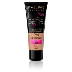 evelinecosmetics Eveline Cosmetics Foundation + Concealer Selfie Time Foundation & Concealer 06 Honey