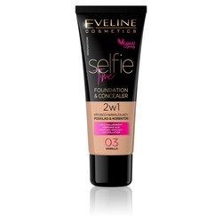 evelinecosmetics Eveline Cosmetics Foundation + Concealer Selfie Time Foundation & Concealer 03 Vanilla