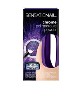 Sensationail Chrome powder purple