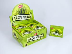 lalashops HEM Wierook Kegels / Cones - Aloe Vera - Voordeelbox (12 Pakjes / 120 Kegels)