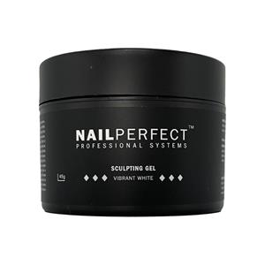 NailPerfect Nail Perfect LED/UV Sculpting Gel Vibrant White 45 gr