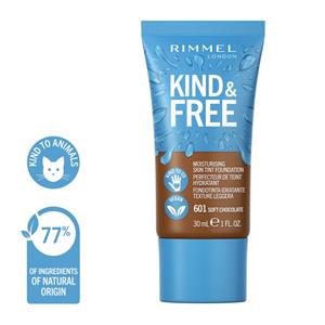Rimmel KIND&FREE Vegan Foundation 601 Soft Chocolate 30 ml
