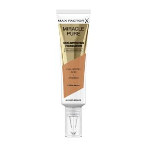 maxfactor Max Factor Miracle Pure Skin Improving Foundation 30ml (Various Shades) - Deep Bronze