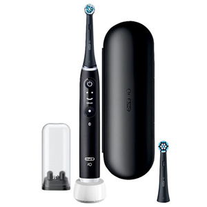 Oral-B iO Series 6 Black Lava Elektrische Tandenborstel + 1 extra opzetborstel - met AI-herkenning
