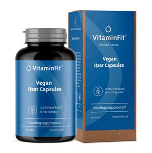 VitaminFit IJzer capsules 100% plantaardig
