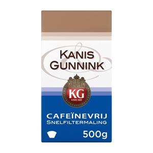 Kanis & Gunnink COFFEE GROUND EXTRA FINE DECAFFEINATED 500G