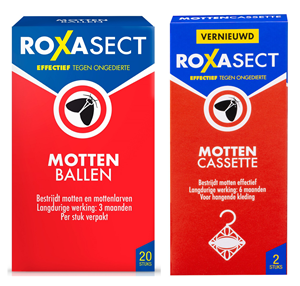 Roxasect Anti-Motten Combipack - Mottenballen en Mottencassette