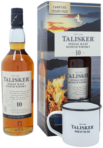 Talisker Whisky Talisker 10 Jahre Campfire Escape Pack Mit Talisker Mug