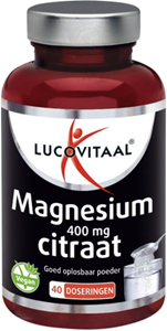 Lucovitaal Magnesium citraat 400mg poeder 100gr