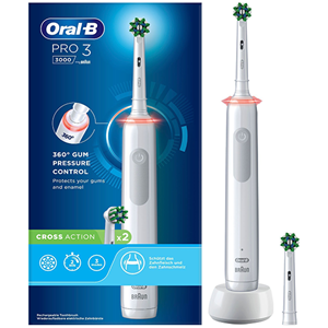 Oral-B - Elektrische Zahnbürste 'Pro 3 - Cross Action' in White