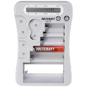 VOLTCRAFT Batterijtester VC1T Meetbereik (batterijtester) 1.5 V, 3 V, 6 V, 9 V Batterij VC-12613270