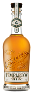 Templeton Rye American Rye Whiskey 4 Years 70CL