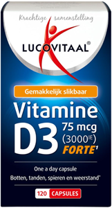 Lucovitaal Vitamine d3 75mcg 120 capsules