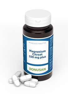 Bonusan Magnesium Citraat 150 mg Plus Tabletten