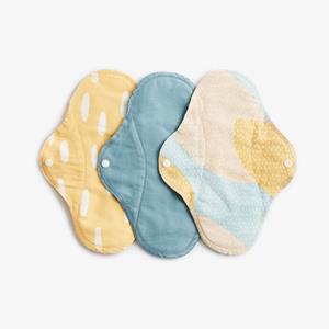 Menstruatiecups.nl ImseVimse Full Cycle Kit - wasbaar maandverband en inlegkruisjes (Kleur: Blue Sprinkle)