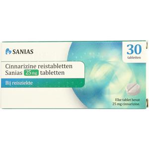 Sanias Cinnarizine 25mg, 30 tabletten