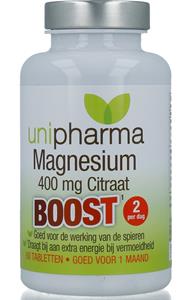 Unipharma Magnesium 400 MG Boost Tabletten