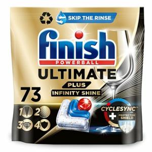 Finish Ultimate+ All in 1 Infinity Shine Regular Vaatwastabletten Regular 73 stuks