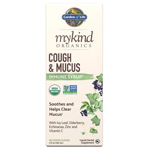 Garden of Life Mykind Organics Hoest & Slijm-immuunsiroop - 150 ml vloeistof