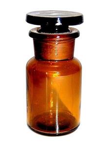 Simax Vorratsflasche braun 0,05 l mit aromadichtem Verschluss