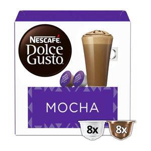 Nescafé NESCAFE DOLCE GUSTO Gemalen Koffie Mocha 216 Gram 16 Capsules Doos