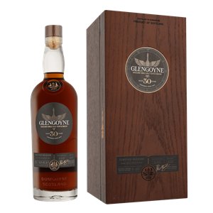 Glengoyne 30 Years Limited 2021 + Wooden GB 70cl Single Malt Whisky