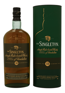 The Singleton Of Glendullan 18 Years + GB 1ltr Single Malt Whisky