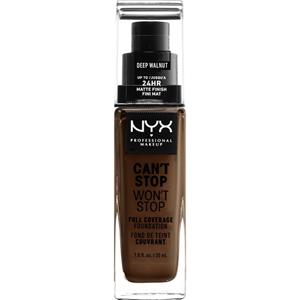 Nyx Professional Make Up CAN’T STOP WON’T STOP full coverage foundation #deep walnut