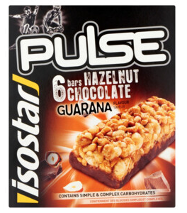 Isostar Pulse Sportreep Hazelnoot Chocolade