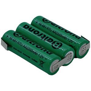 Beltrona RTU3AAZ Accupack Aantal cellen: 3 Batterijgrootte: AA (penlite) Z-soldeerlip NiMH 3.6 V 2200 mAh
