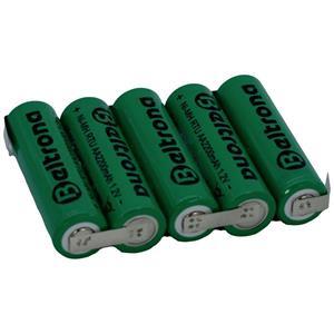 Beltrona RTU5AAZ Accupack Aantal cellen: 5 Batterijgrootte: AA (penlite) Z-soldeerlip NiMH 6 V 2200 mAh