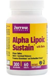 Jarrow Formulas Alpha Lipoic Sustain with Biotin 300 mg (60 tablets) - 