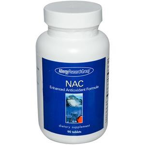 allergyresearchgroup NAC Enhanced Formula 90 Tablets - Allergy Research Group