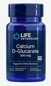 Life Extension Calcium D-Glucarate 200 mg (60 Veggie Capsules) - 