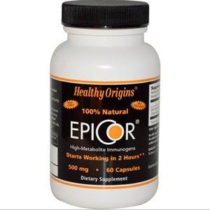 Healthy Origins, EpiCor 500 mg, 60 Kapseln