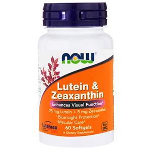 Now Foods Lutein & Zeaxanthin (60 softgels) - 