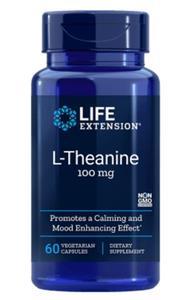 Life Extension L-Theanine 100 mg (60 Veggie Capsules) - 