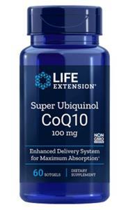 Life Extension, Super Ubiquinol Coenzym Q10, 100 mg, 60 Kapseln
