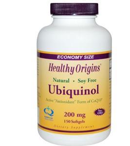 Healthy Origins Ubiquinol 200 mg (150 gelcapsules) - 