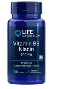 Life Extension Vitamine B3 Niacin 500 mg