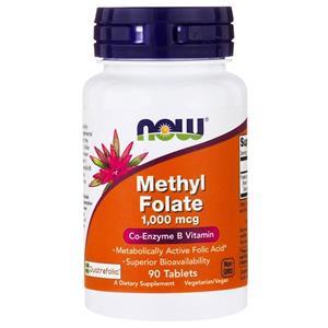 Now Foods Methyl Folate- 1.000 mcg (90 tablets) - 