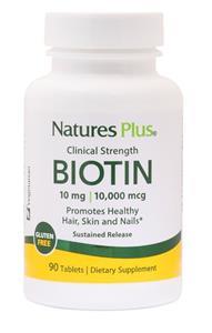 Nature's Plus Biotin Sustained Release (90 Tablets) - 